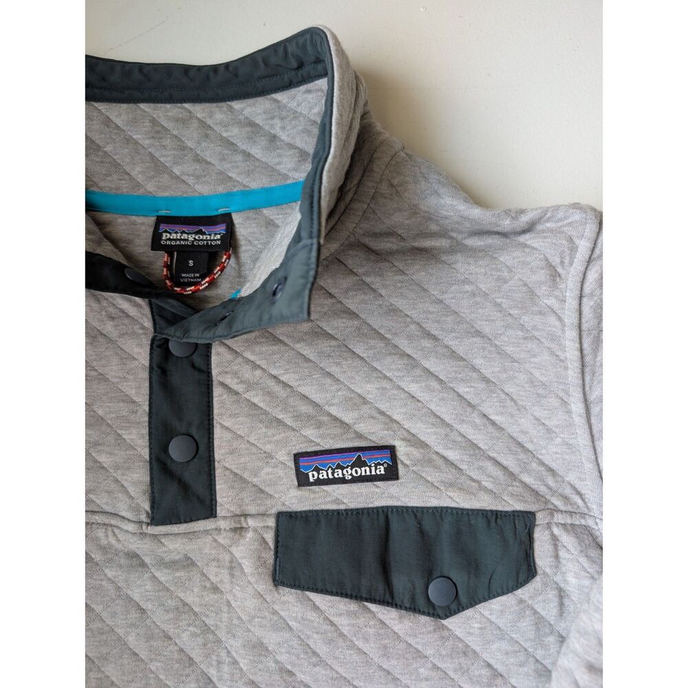 Womens Patagonia Snap T Quilted Cotton Pullover, Size S